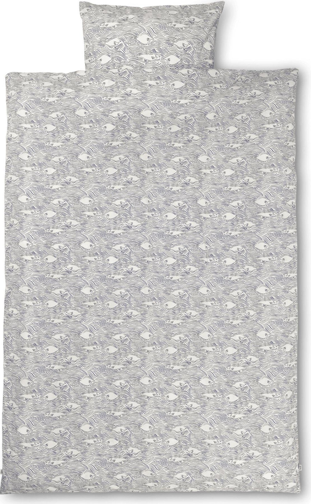 Ferm Living Stream Duvet And Pillowcase Set, Junior