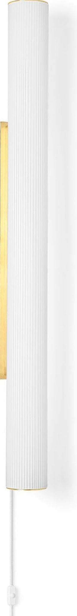 Ferm Living Vuelta Wall Lamp Brass ø100 Cm, White