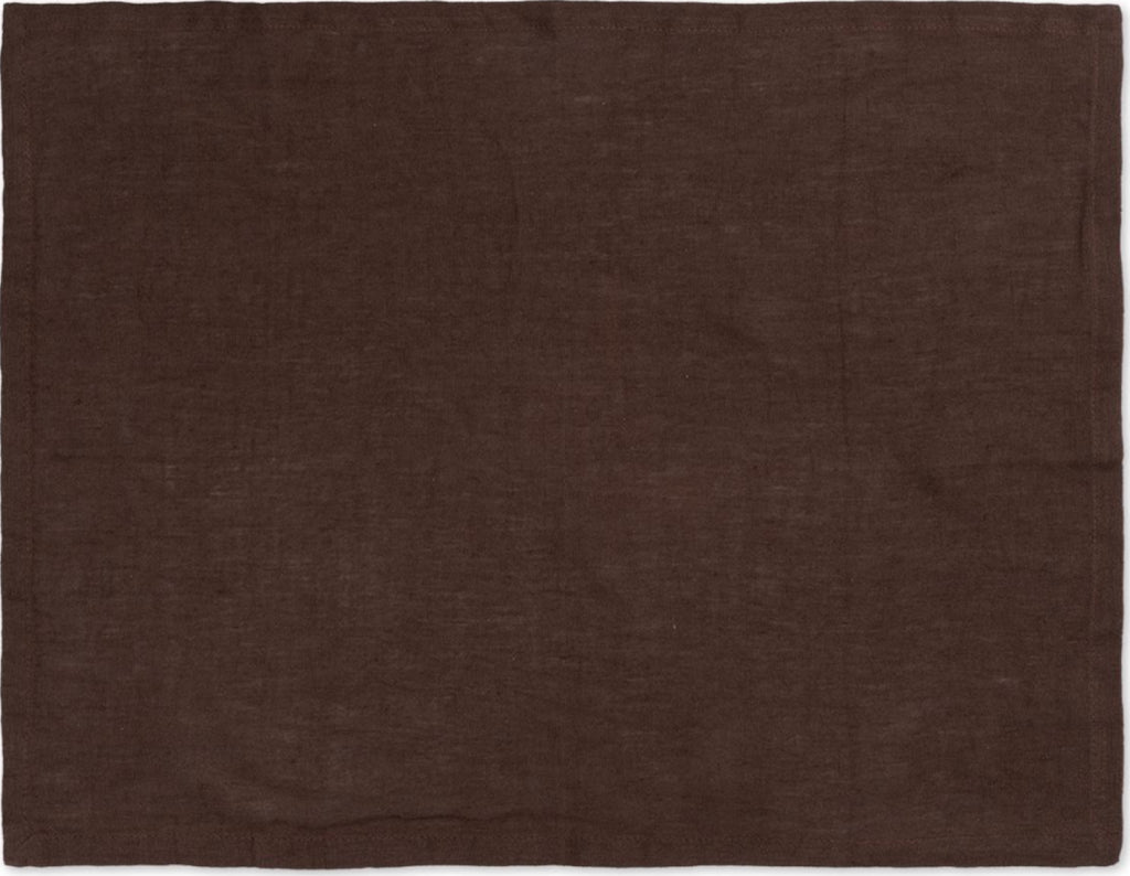 Ferm Living Linen Placemat Chocolate, 2