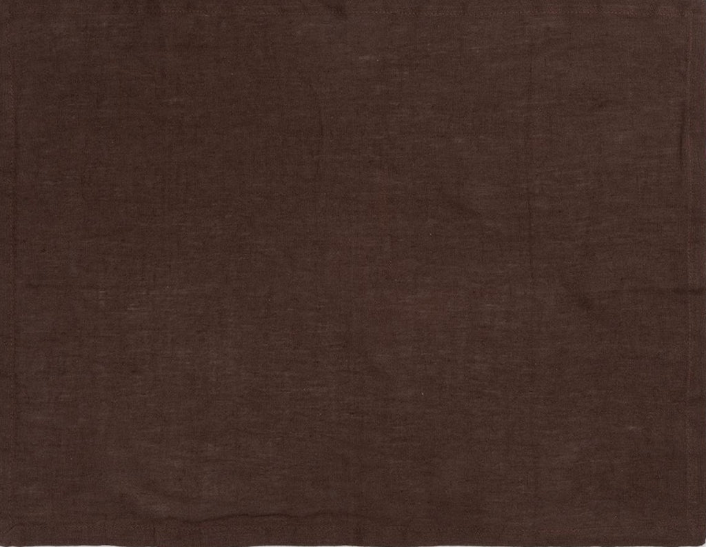 Ferm Living Linen Placemat Chocolate, 2