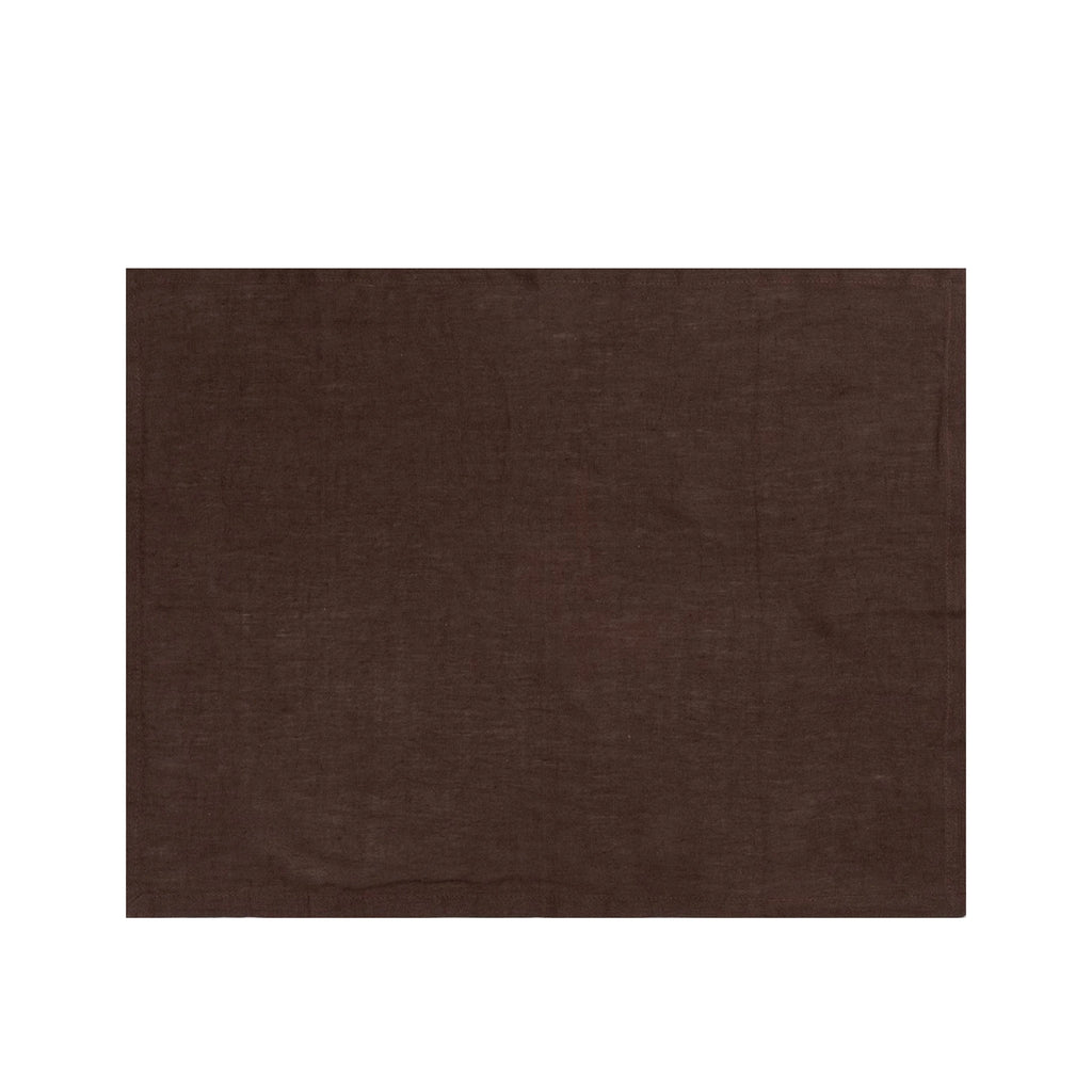 Ferm Living Linen Placemat Chocolate, 2