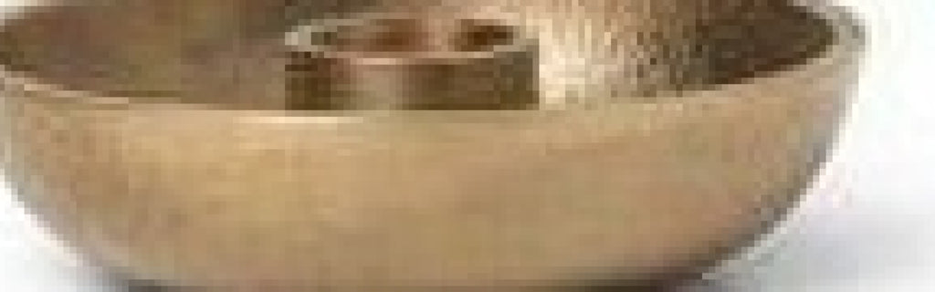 Ferm Living Bowl Candlestick Single, Brass