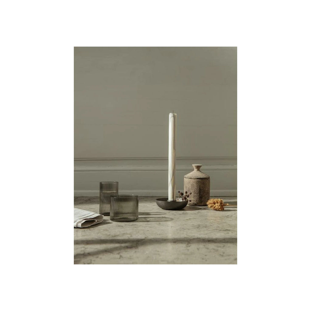 Ferm Living Bowl Candleholder Single, Black