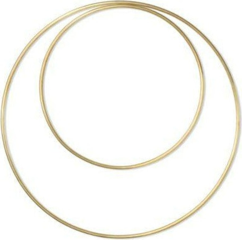 Ferm Living Deco Frame Ring Small, Brass