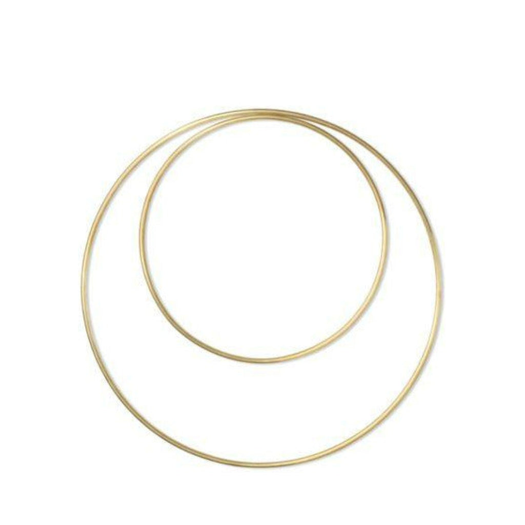 Ferm Living Deco Frame Ring Small, Brass