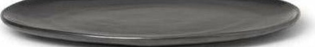 Ferm Living Flow Plate øx H 27x1.5, Black