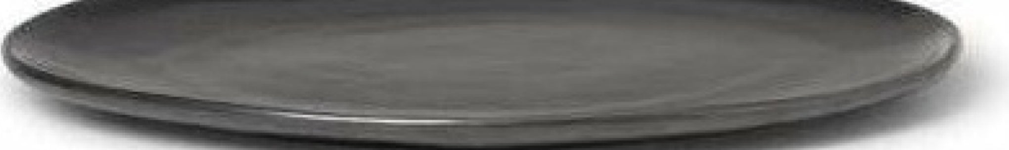 Ferm Living Flow Plate øx H 27x1.5, Black