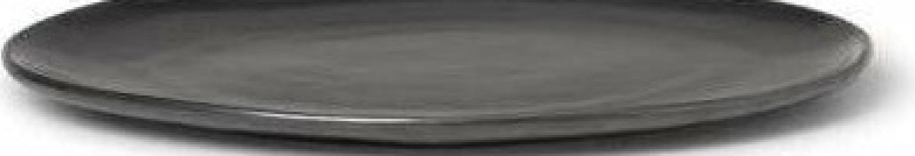 Ferm Living Flow Plate øx H 27x1.5, Black