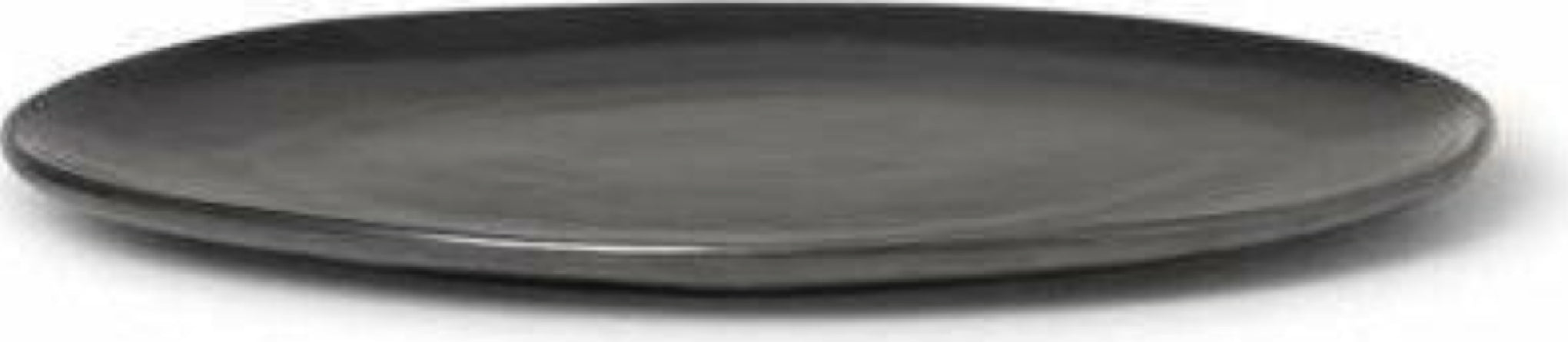 Ferm Living Flow Plate øx H 27x1.5, Black