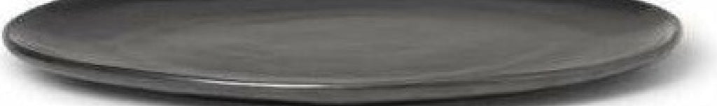 Ferm Living Flow Plate øx H 27x1.5, Black