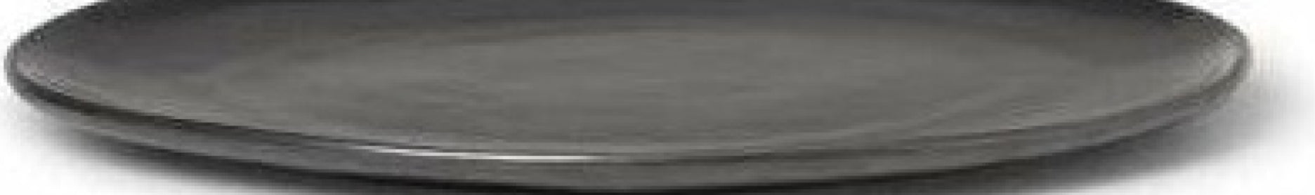 Ferm Living Flow Plate øx H 27x1.5, Black