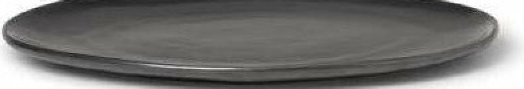 Ferm Living Flow Plate øx H 27x1.5, Black