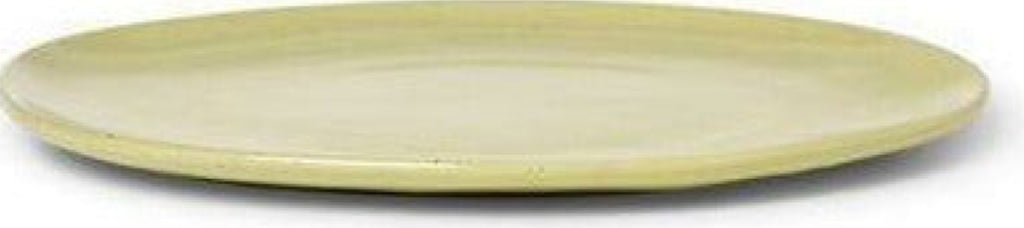 Ferm Living Flow Plate øx H 27x1.5, Yellow