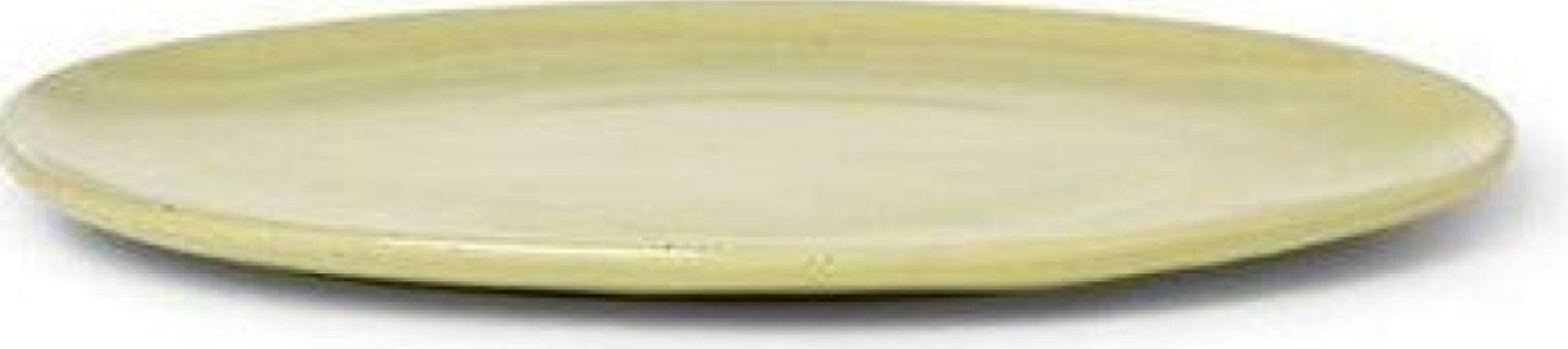 Ferm Living Flow Plate øx H 27x1.5, Yellow