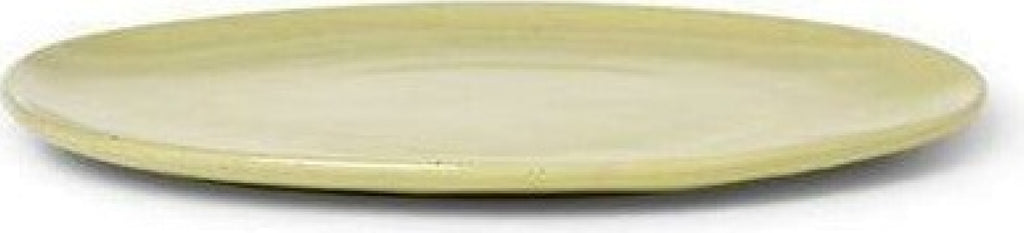 Ferm Living Flow Plate øx H 27x1.5, Yellow
