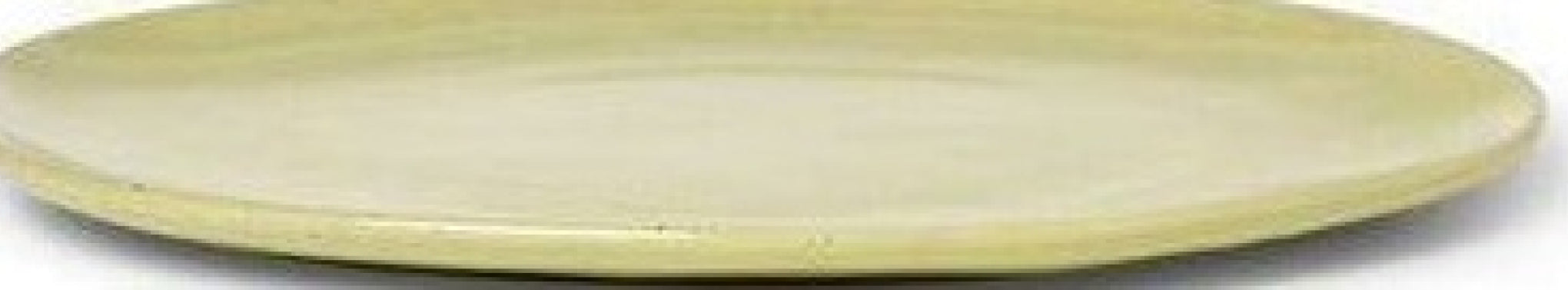 Ferm Living Flow Plate øx H 27x1.5, Yellow
