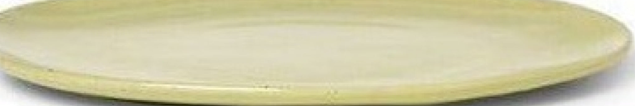 Ferm Living Flow Plate øx H 27x1.5, Yellow