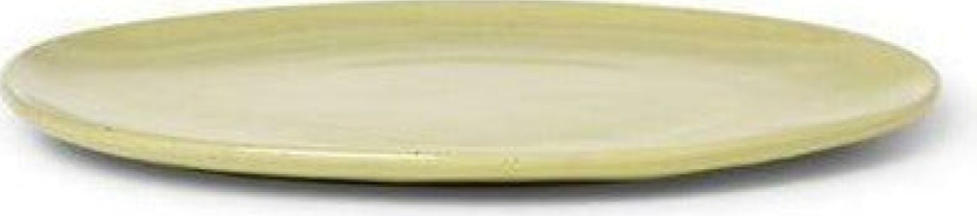 Ferm Living Flow Plate øx H 27x1.5, Yellow