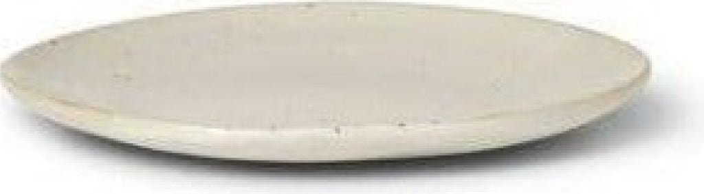 Ferm Living Flow Plate øx H 15x1.5, Off White Speckle