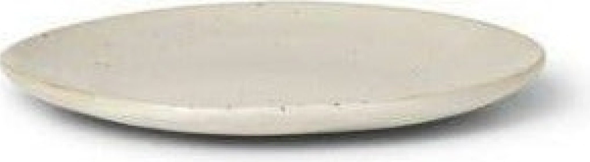 Ferm Living Flow Plate øx H 15x1.5, Off White Speckle