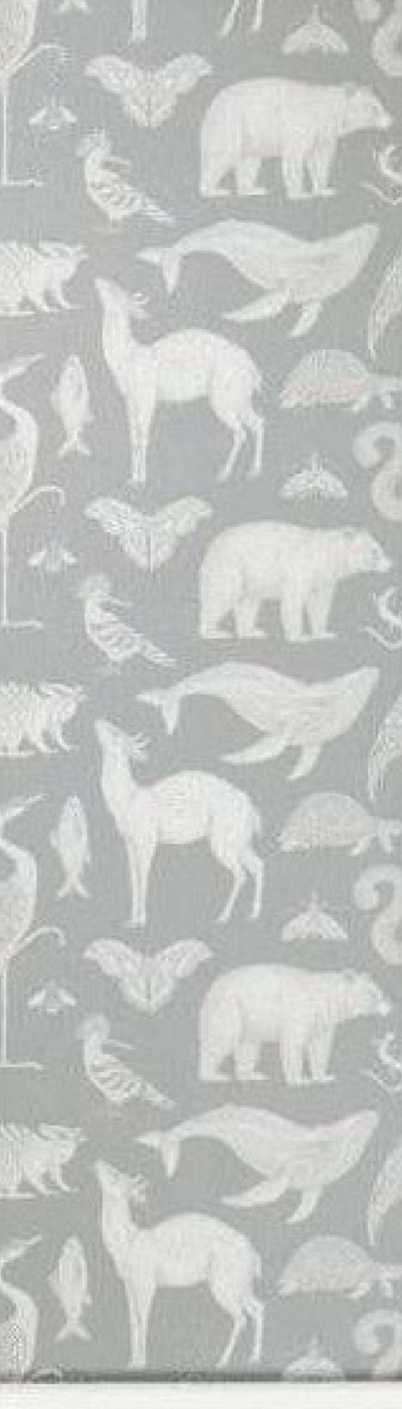 Ferm Living Katie Scott Tapet Animals 53x100 Cm, Grey