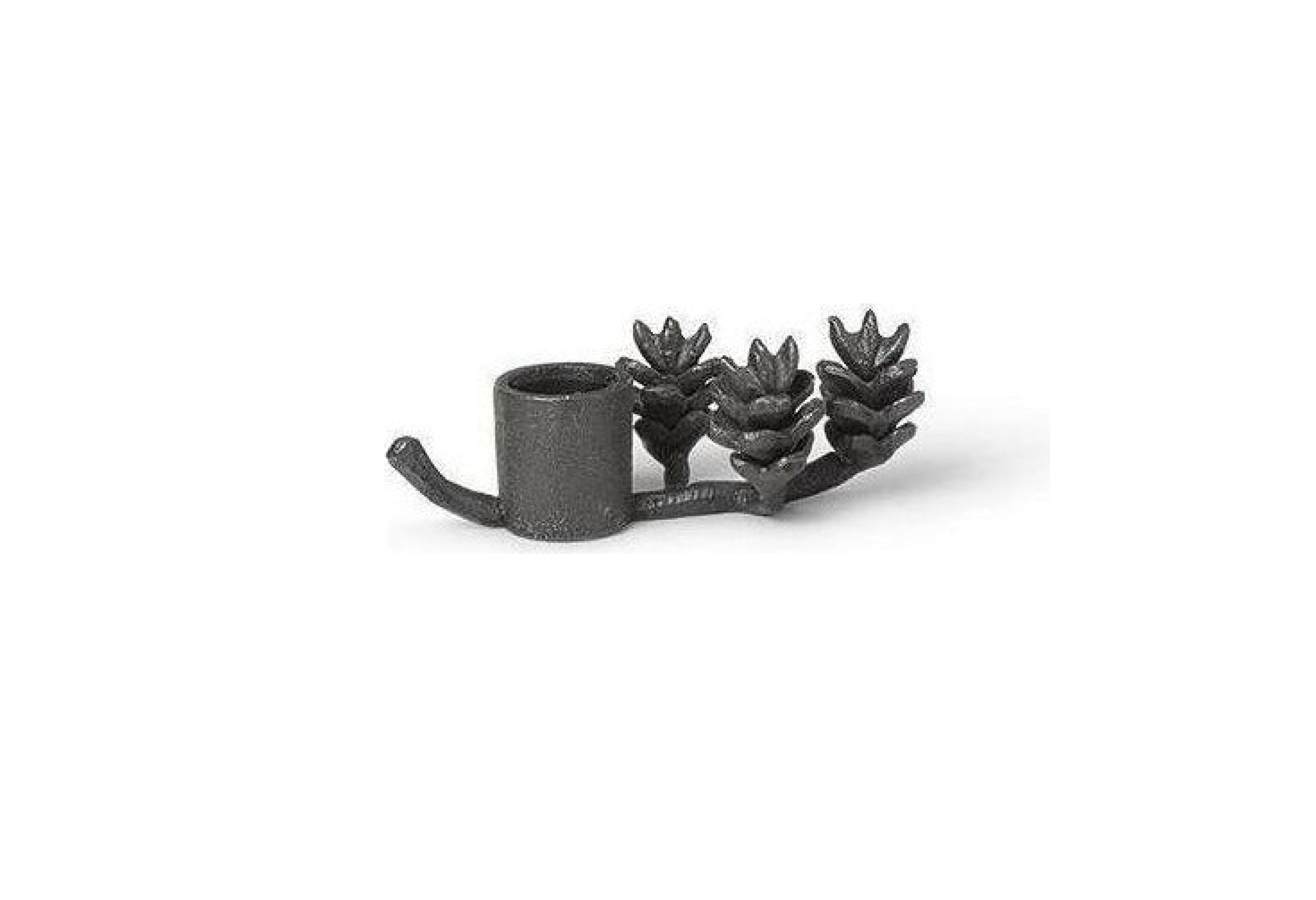 Ferm Living Forest Candlestick, Black Brass