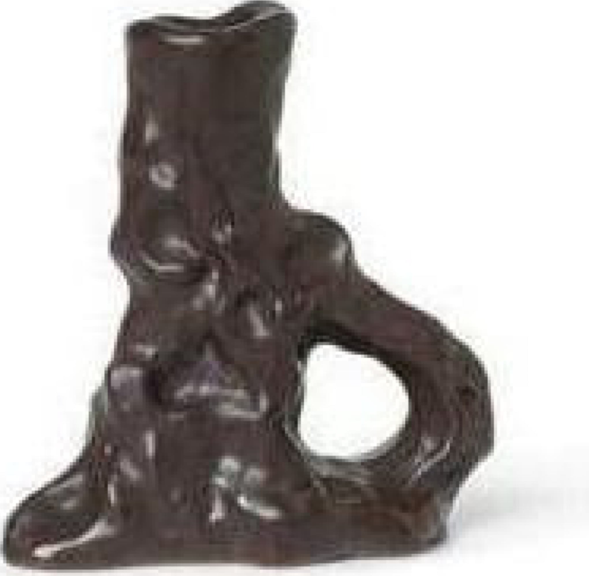 Ferm Living Ditto Candle Holder Single, Dark Brown