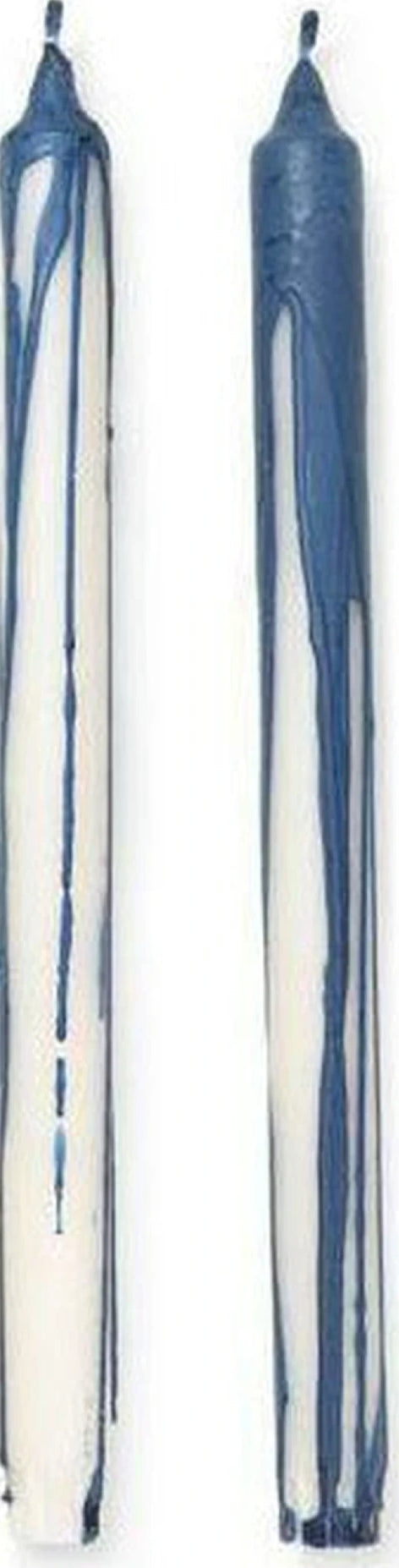 Ferm Living Dryp Candles Set Of 2 2,3x30 Cm, Dark Blue