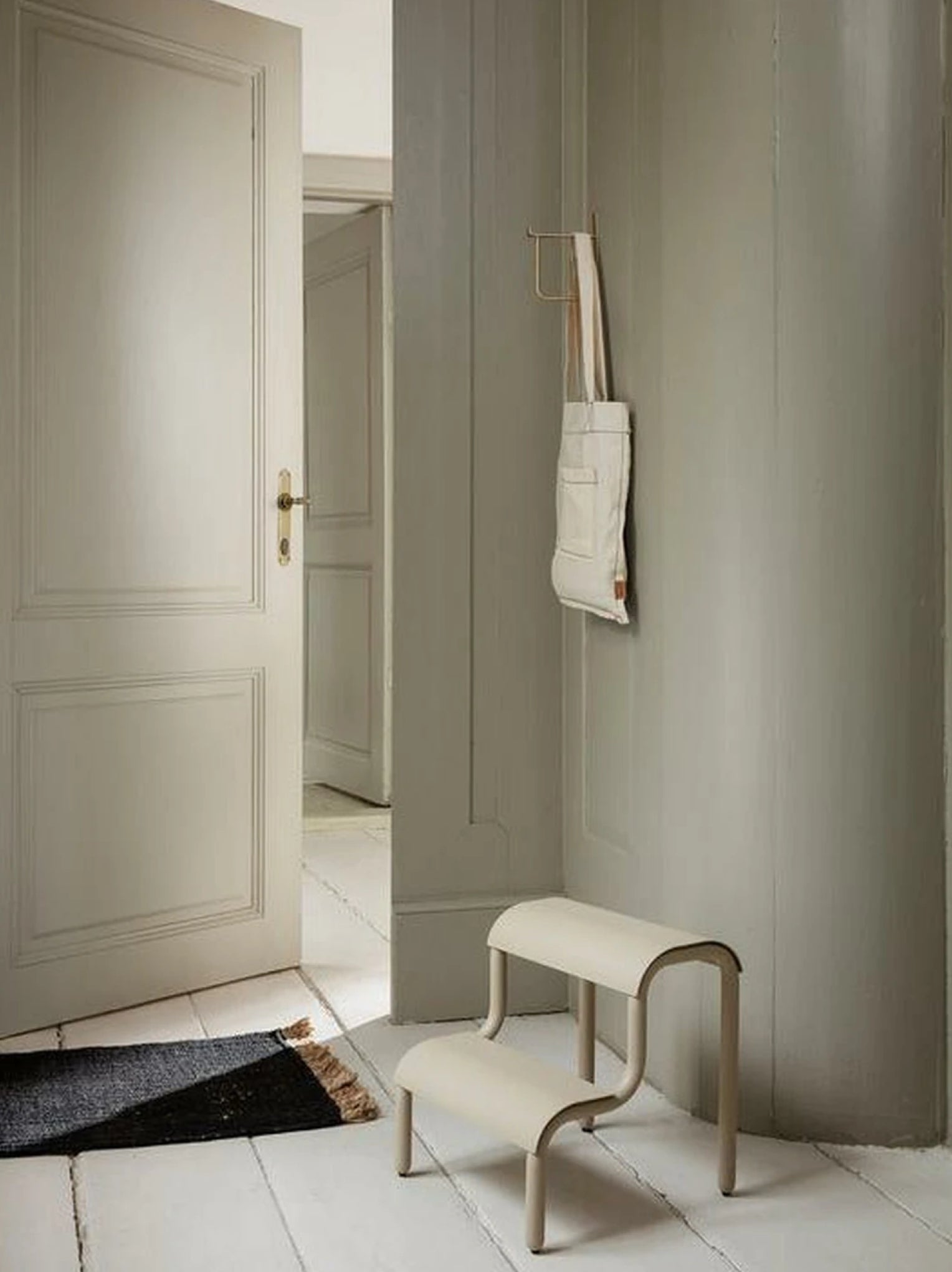 Ferm Living Block Mat 80x50 Cm, Black