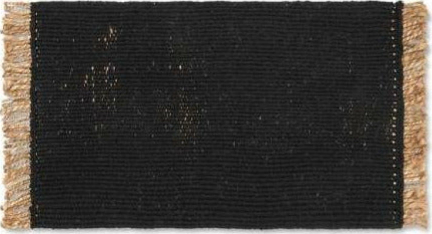 Ferm Living Block Mat 80x50 Cm, Black