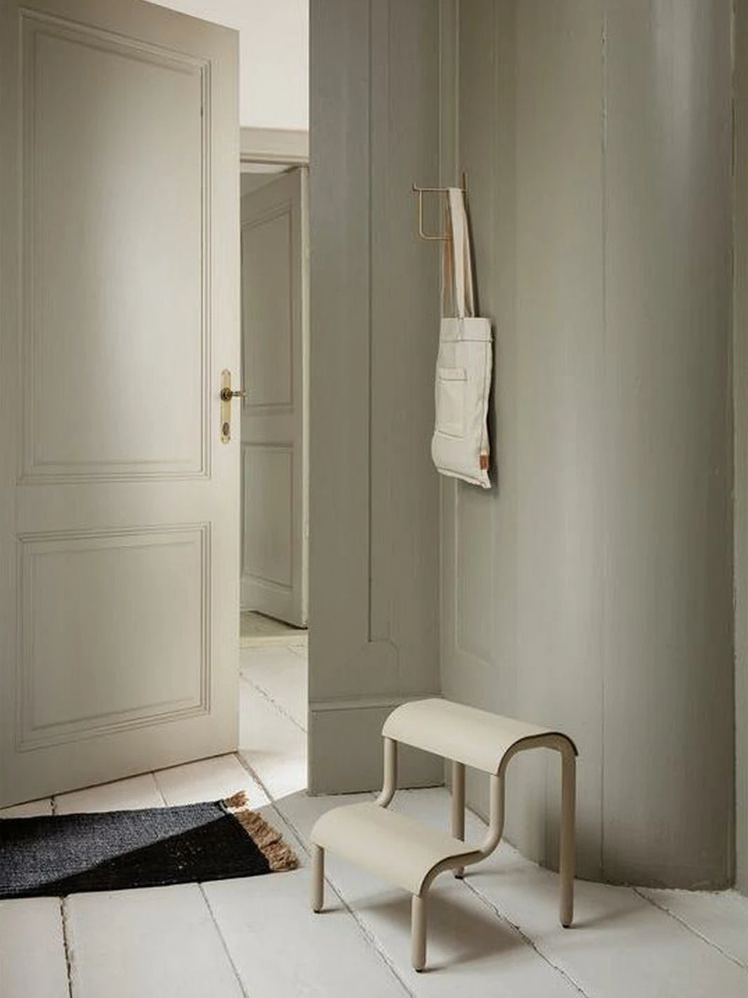 Ferm Living Block Mat 80x50 Cm, Black