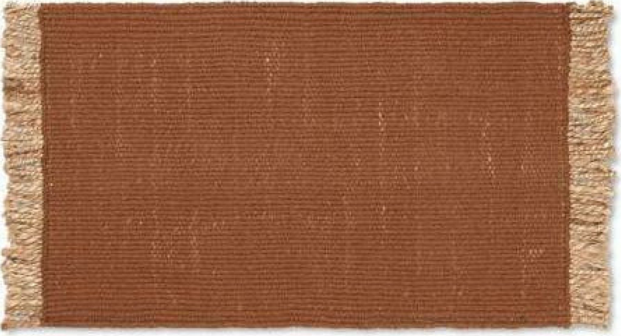 Ferm Living Block Mat 80x50 Cm, Dark Red