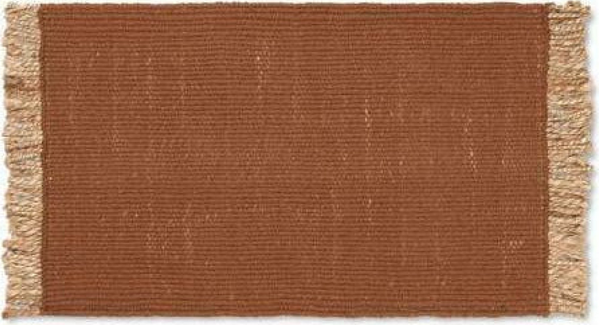 Ferm Living Block Mat 80x50 Cm, Dark Red