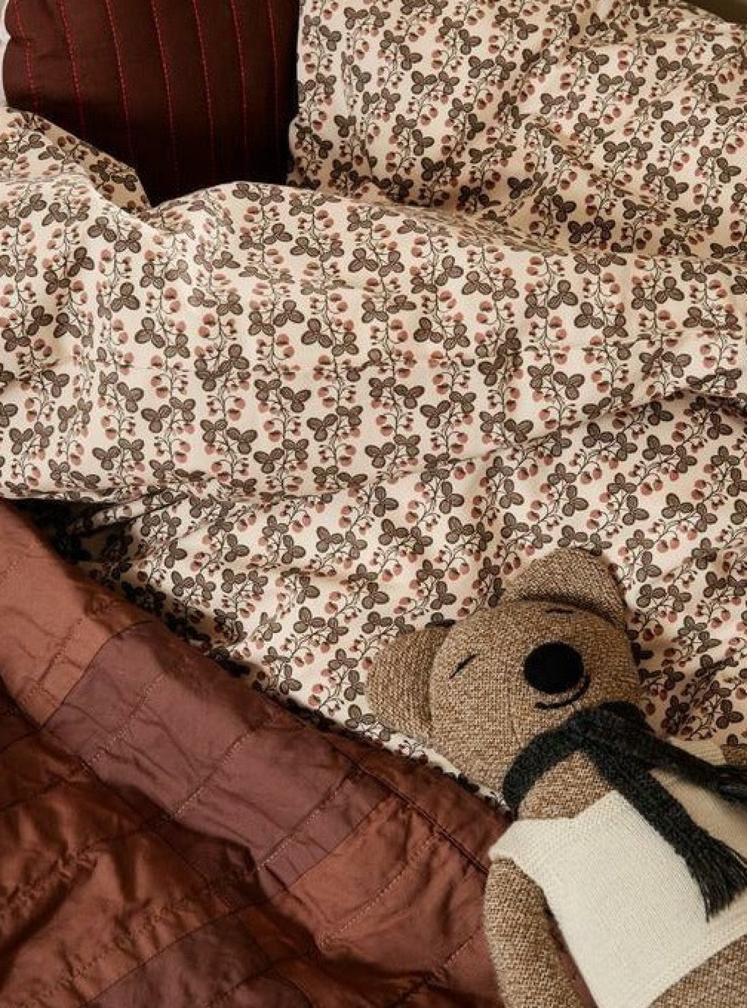 Ferm Living Strawberry Field Bed Linen Baby, 70x100 Cm