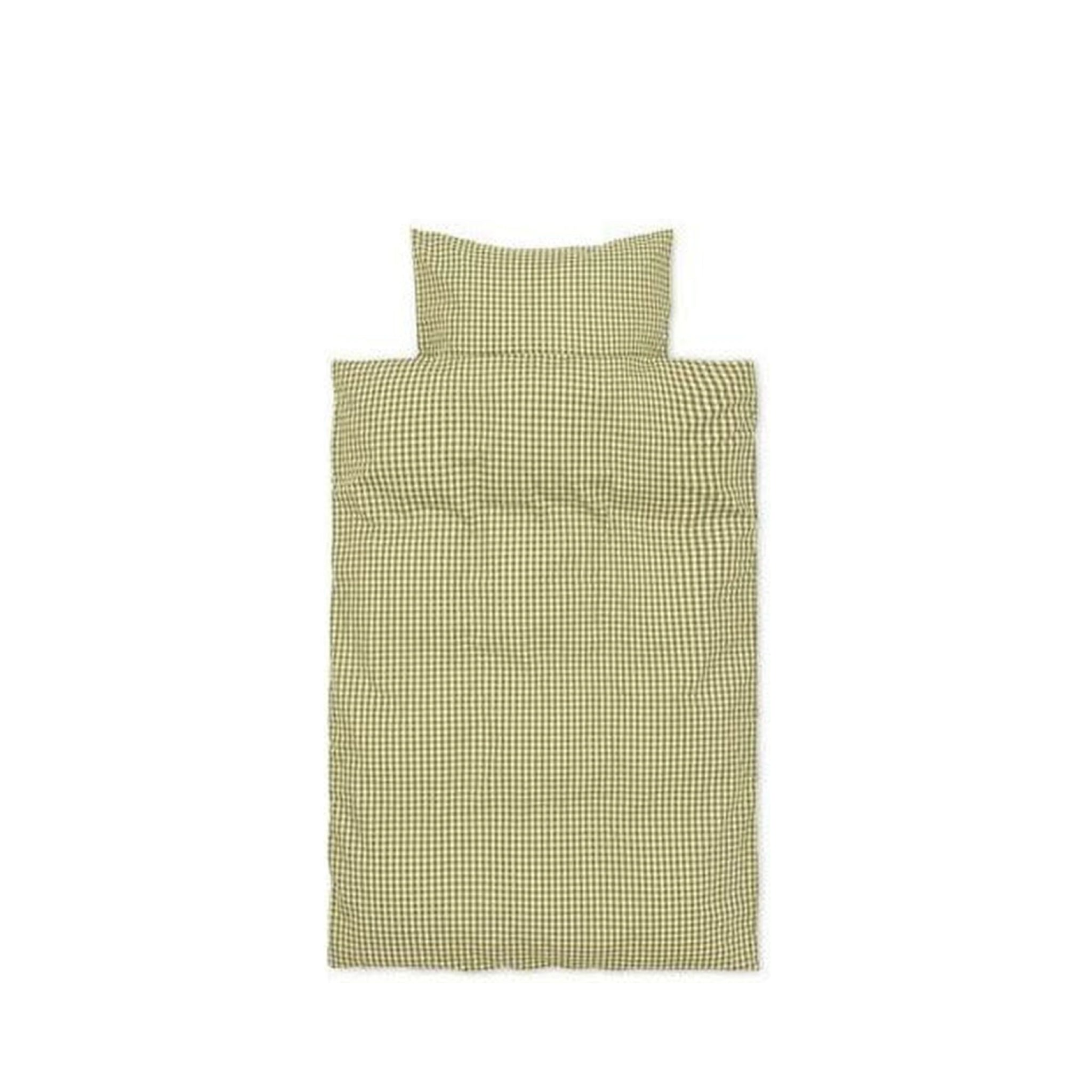 Ferm Living Check Bed Linen Junior 100x140 Cm, Yellow
