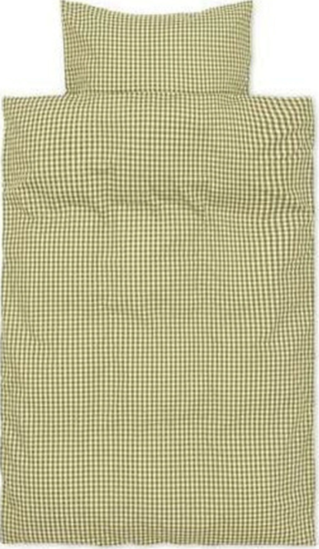 Ferm Living Check Bed Linen Junior 100x140 Cm, Yellow