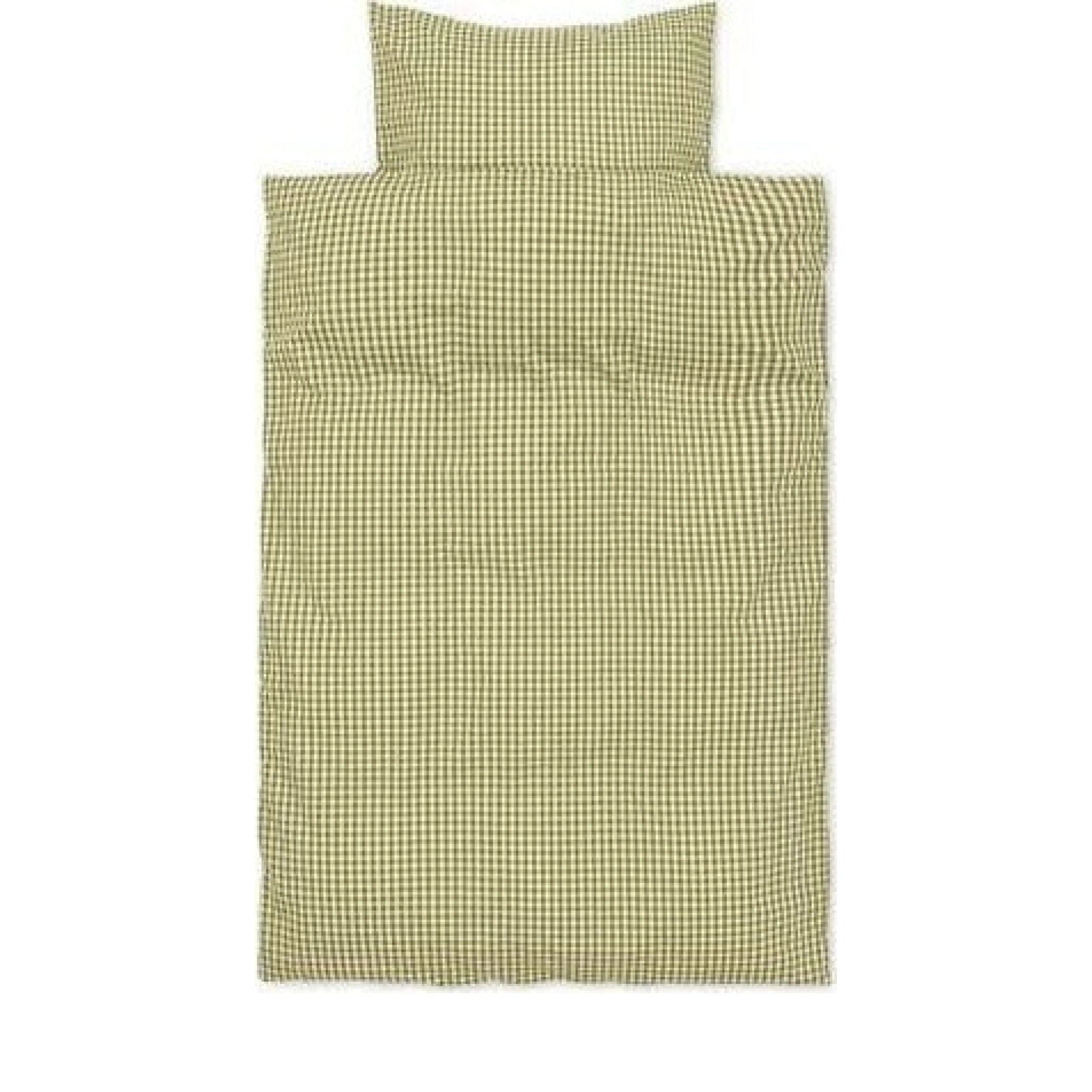 Ferm Living Check Bed Linen Junior 100x140 Cm, Yellow