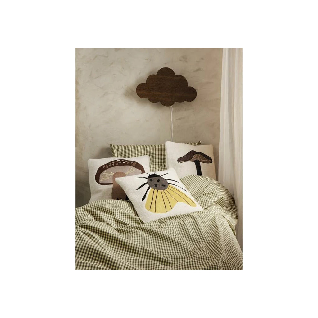 Ferm Living Check Bed Linen Baby 70x100 Cm, Yellow