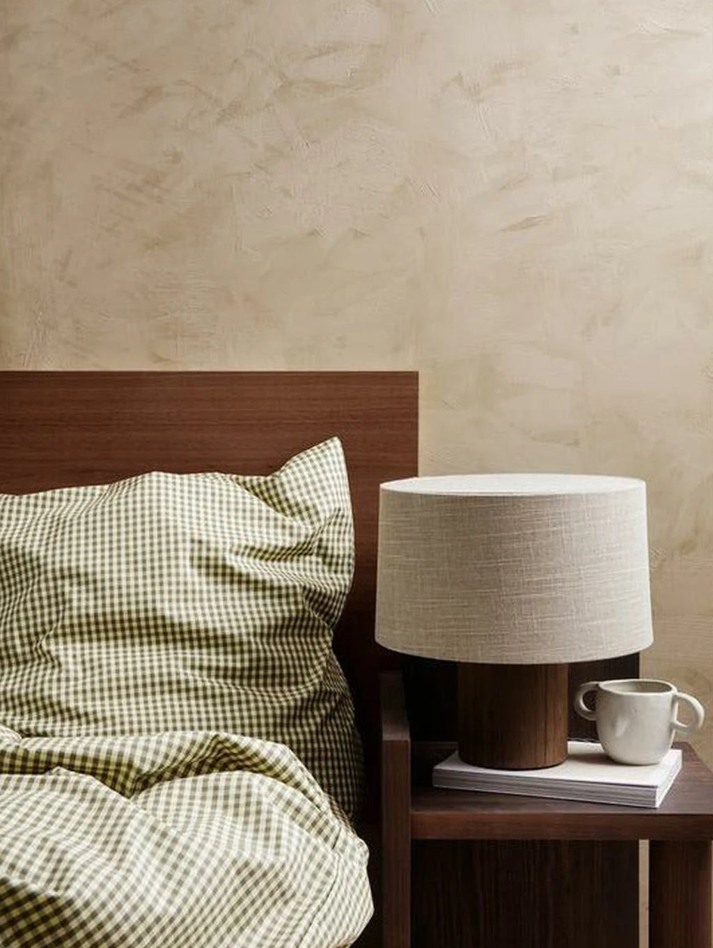 Ferm Living Check Bed Linen Baby 70x100 Cm, Yellow