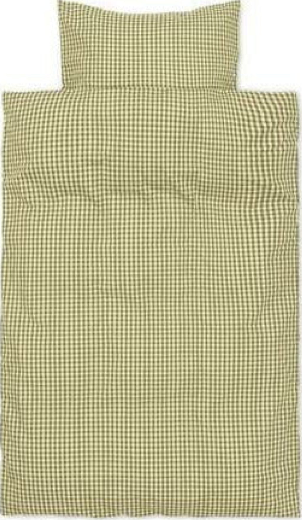 Ferm Living Check Bed Linen Baby 70x100 Cm, Yellow