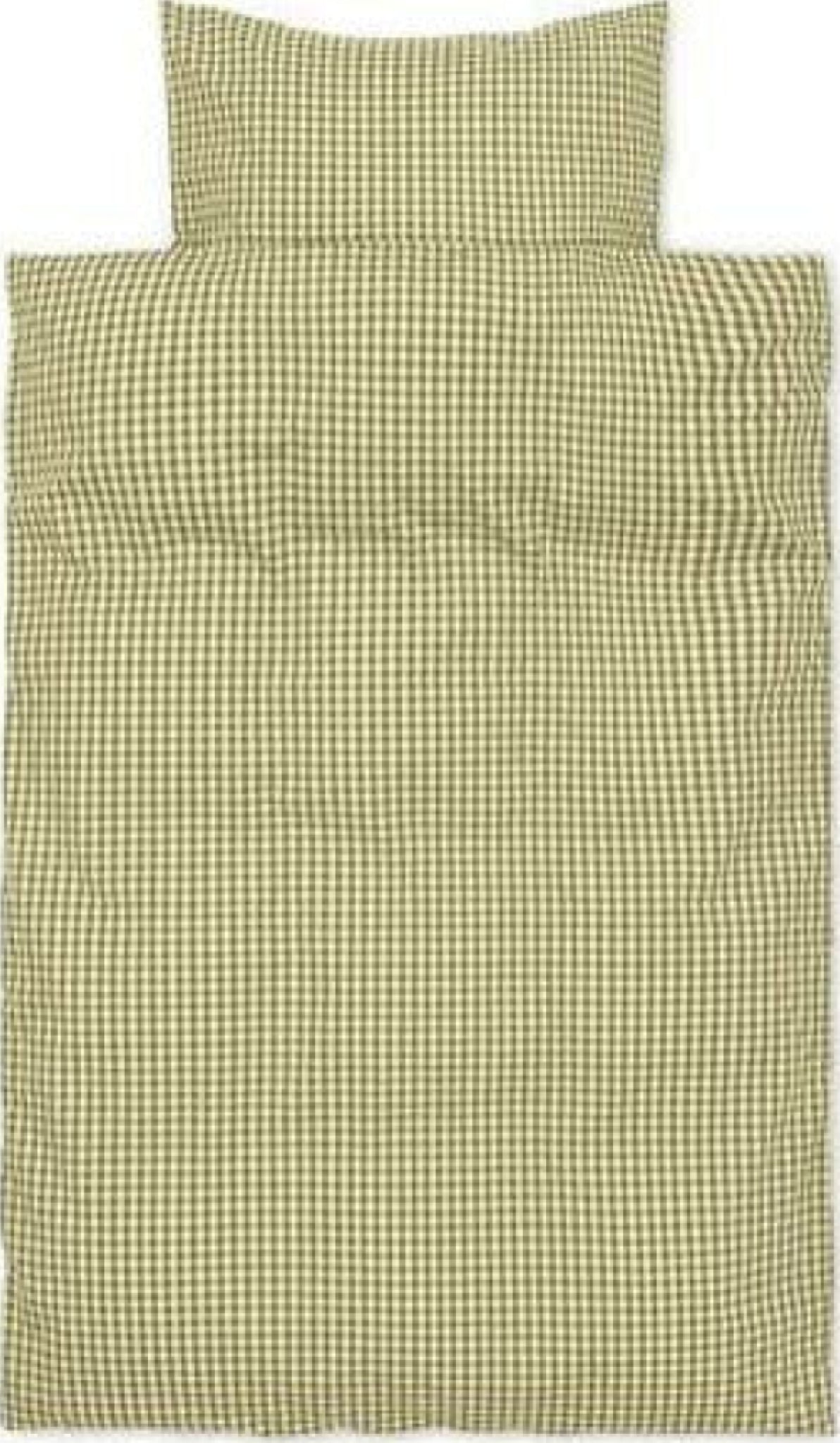 Ferm Living Check Bed Linen Baby 70x100 Cm, Yellow