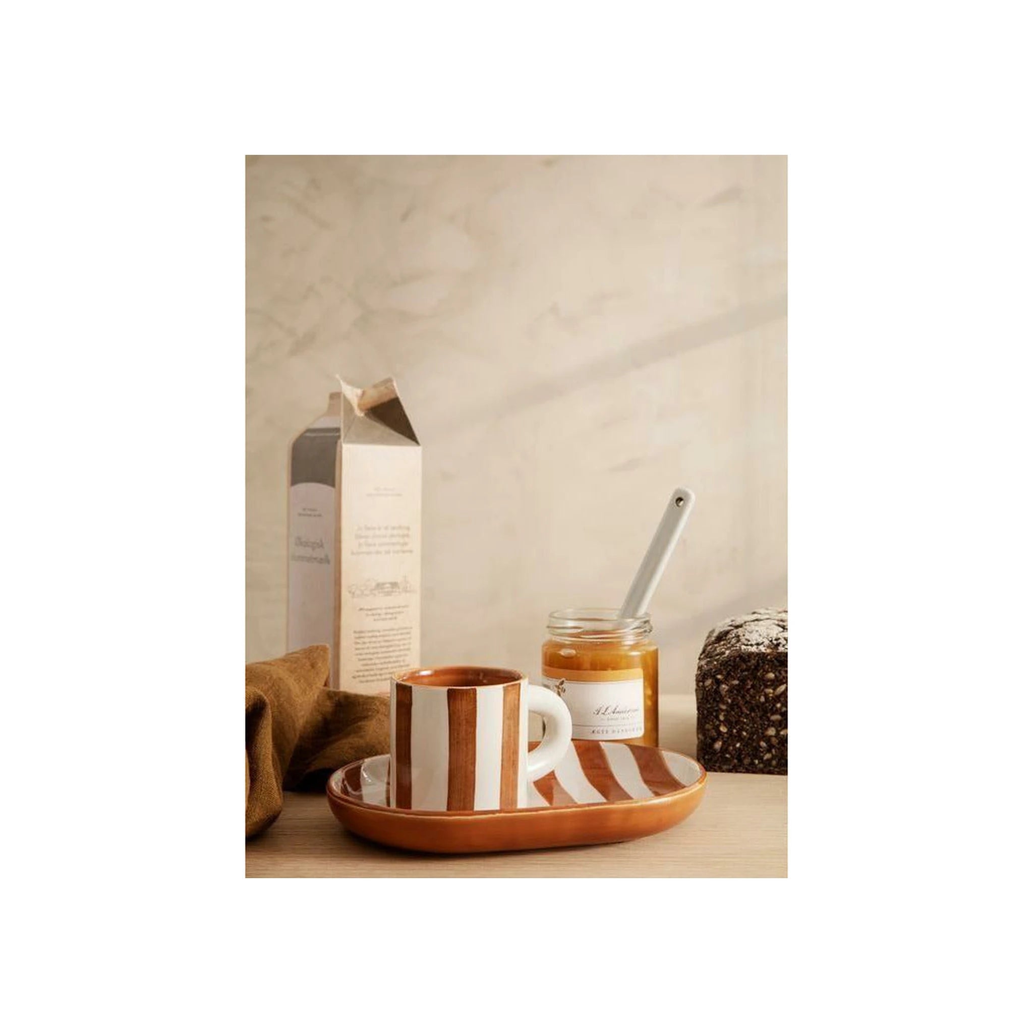 Ferm Living Milu Snack Set, Terracotta