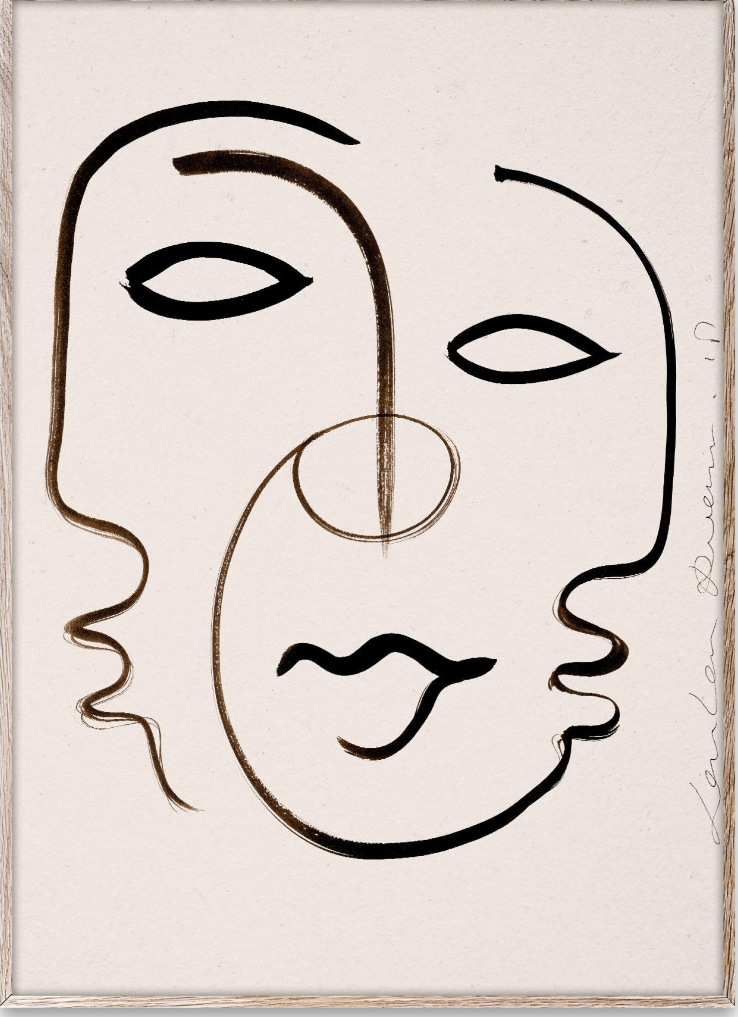 Paper Collective We Are One Poster, 50x70 Cm