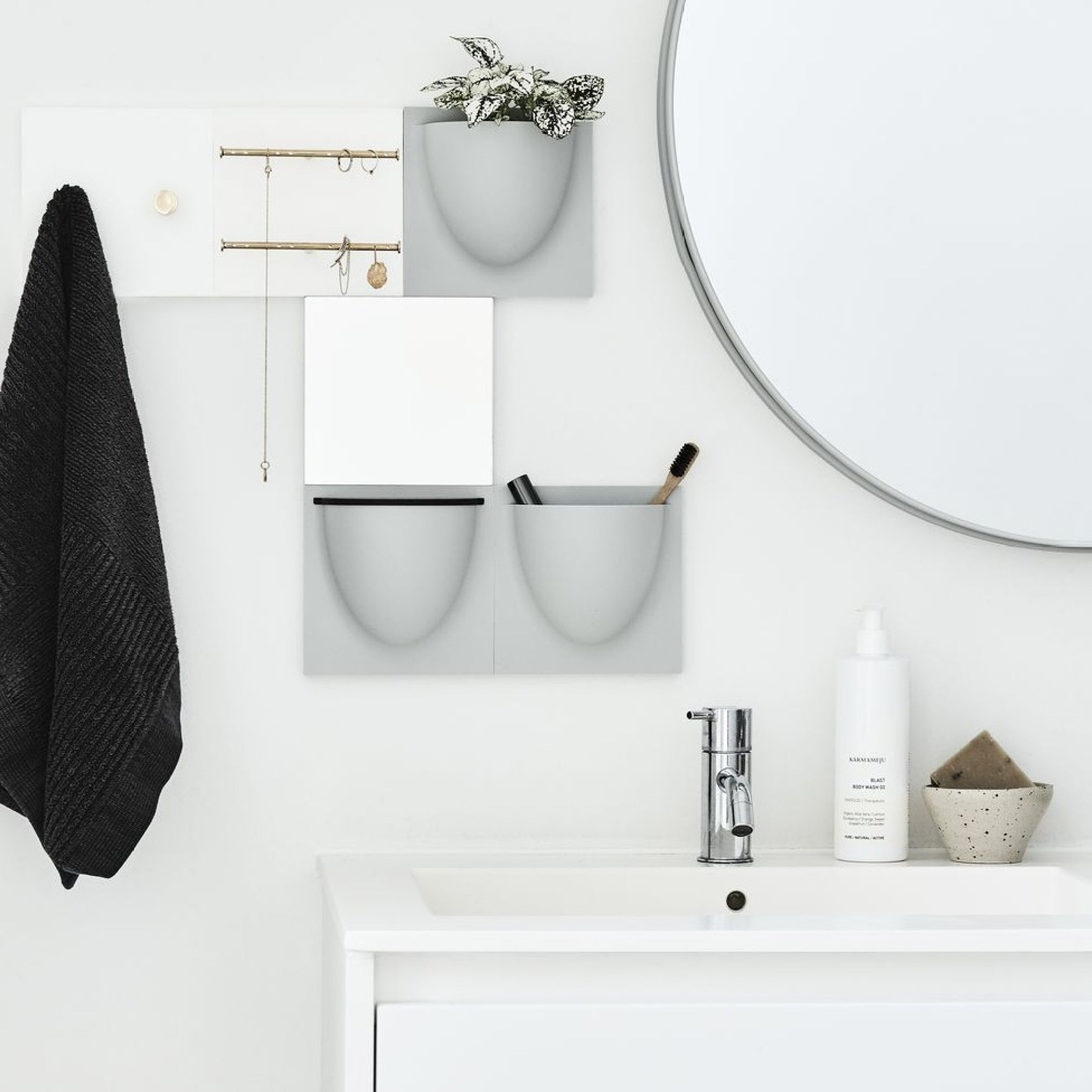 Verti Copenhagen Verti Mirror, Black