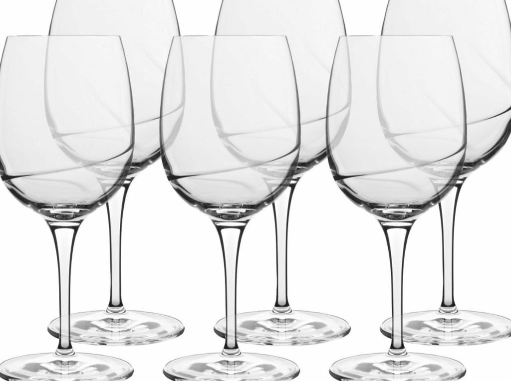 Luigi Bormioli Aero red wine glass 365 cl, set of 6