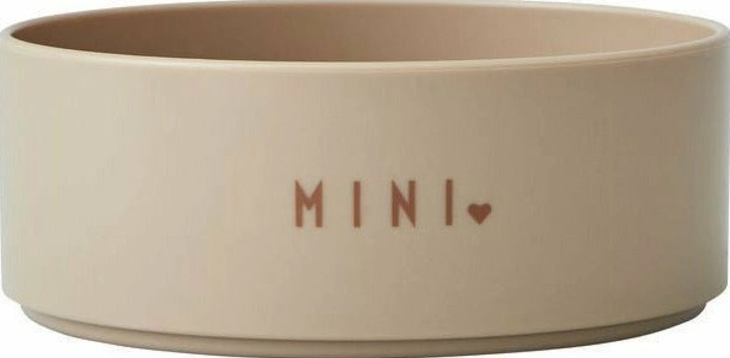 Design Letters Mini Favorite Bowl Tritan Beige, Love