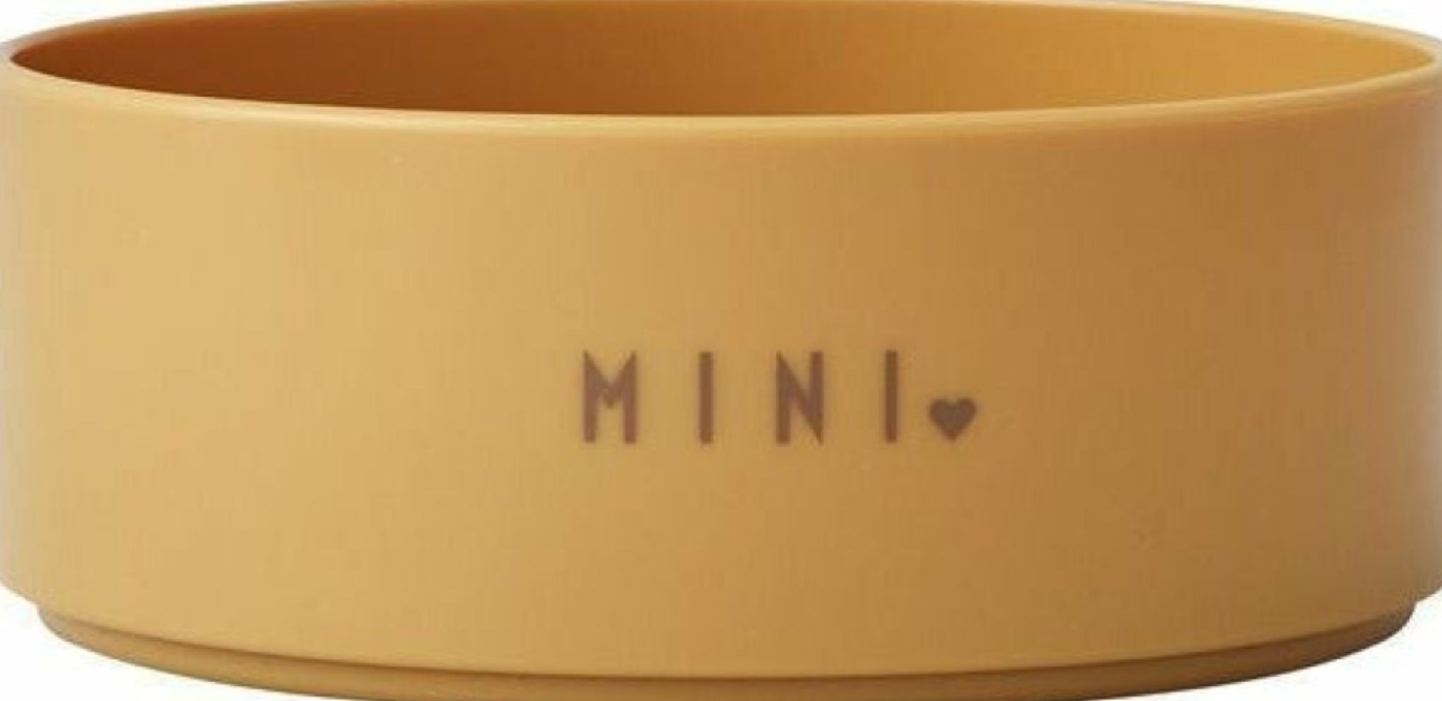 Design Letters Mini Favorite Bowl Tritan Mustard, Boss