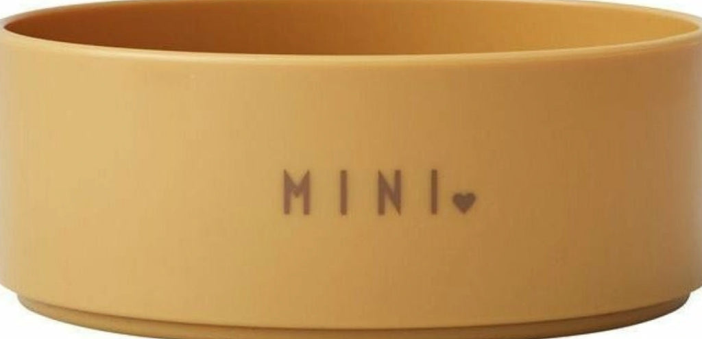 Design Letters Mini Favorite Bowl Tritan Mustard, Boss