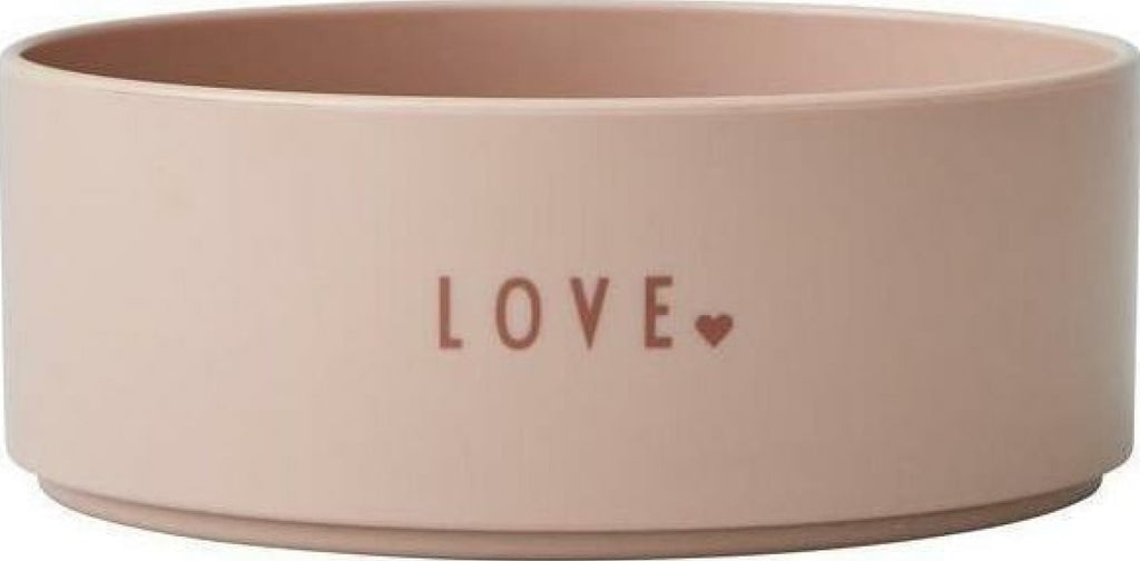 Design Letters Mini Favorite Bowl Tritan Nude, Love