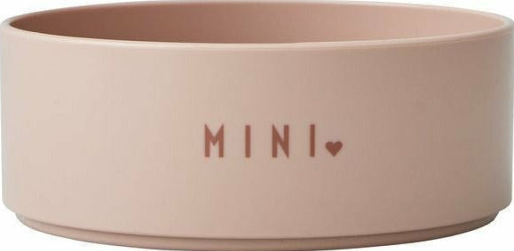 Design Letters Mini Favorite Bowl Tritan Nude, Love